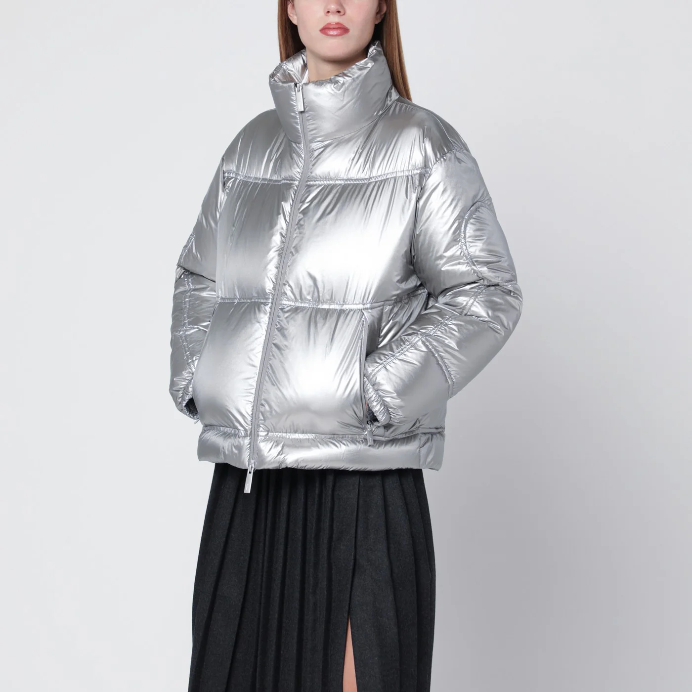 HERNO Metallic Shield Laminar jacket
