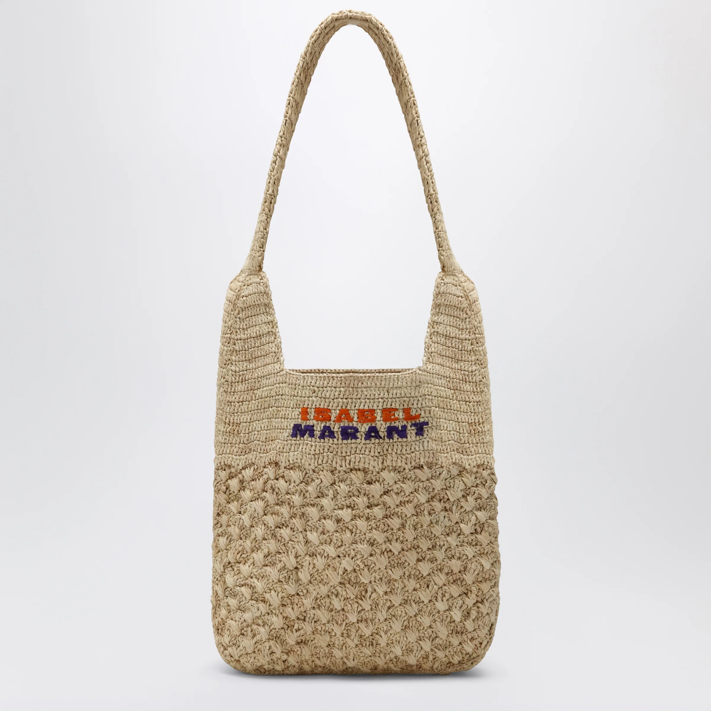 ISABEL MARANT Small Praia bag in natural raffia