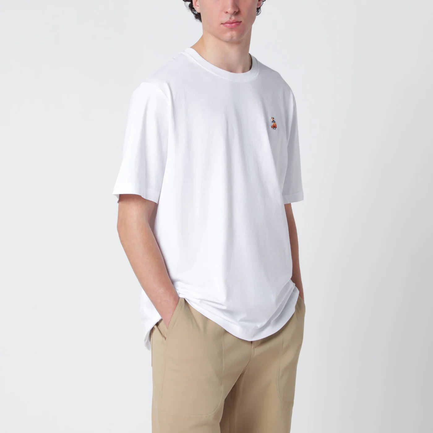 Maison Kitsuné White Dreaming Fox Comfort-Fit T-shirt