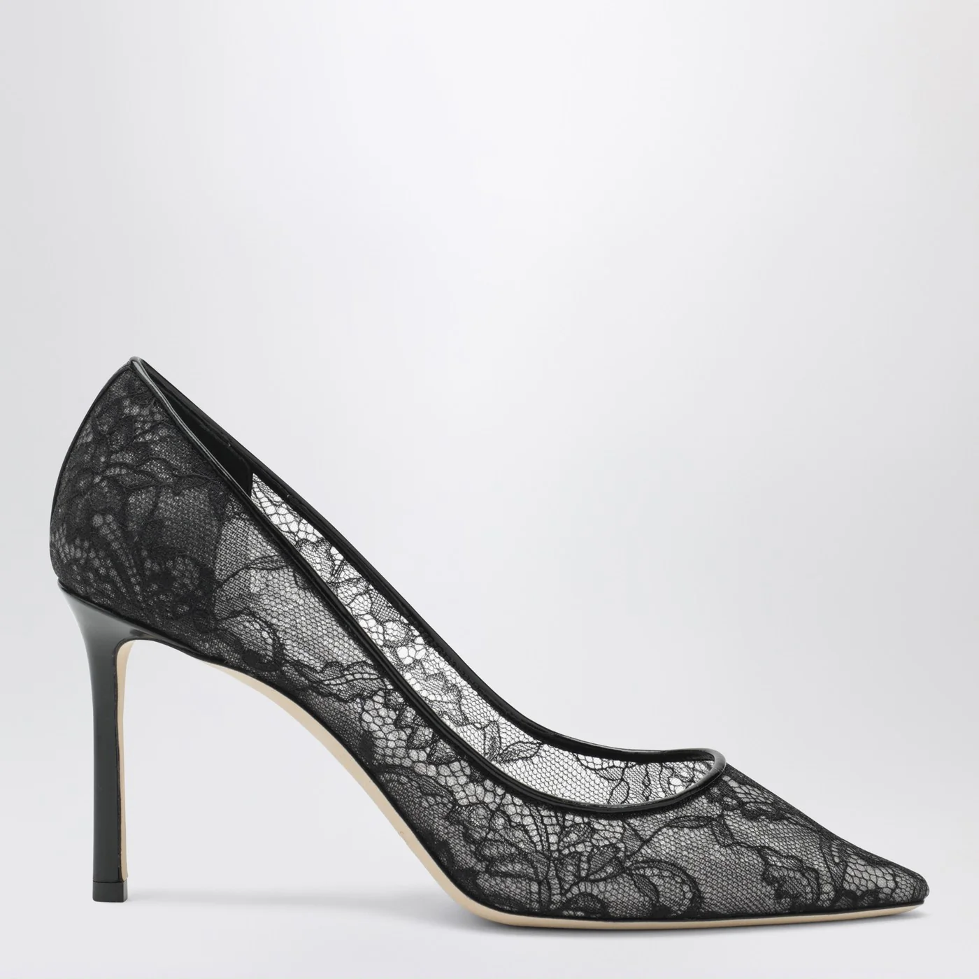 Jimmy Choo Romy 85 pumps in lace with logo
