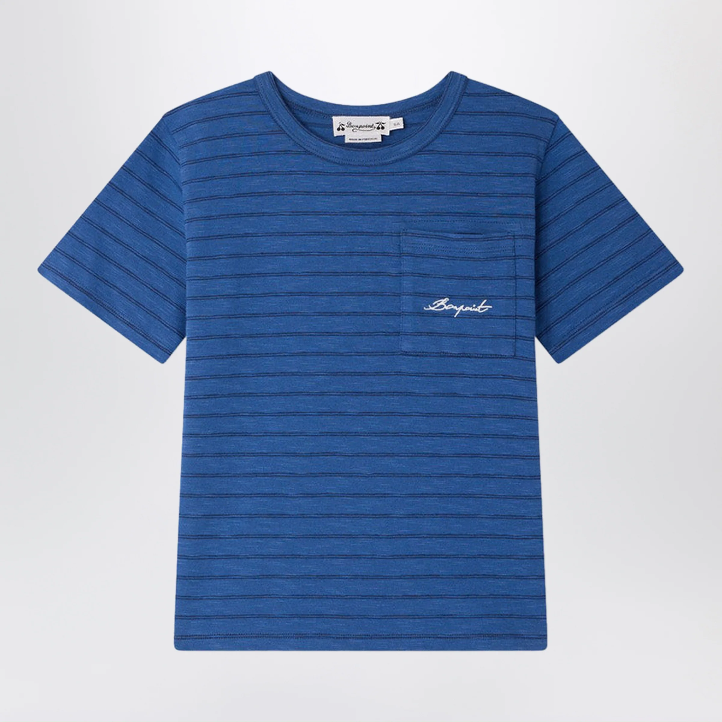 Bonpoint Elrador blue striped T-shirt