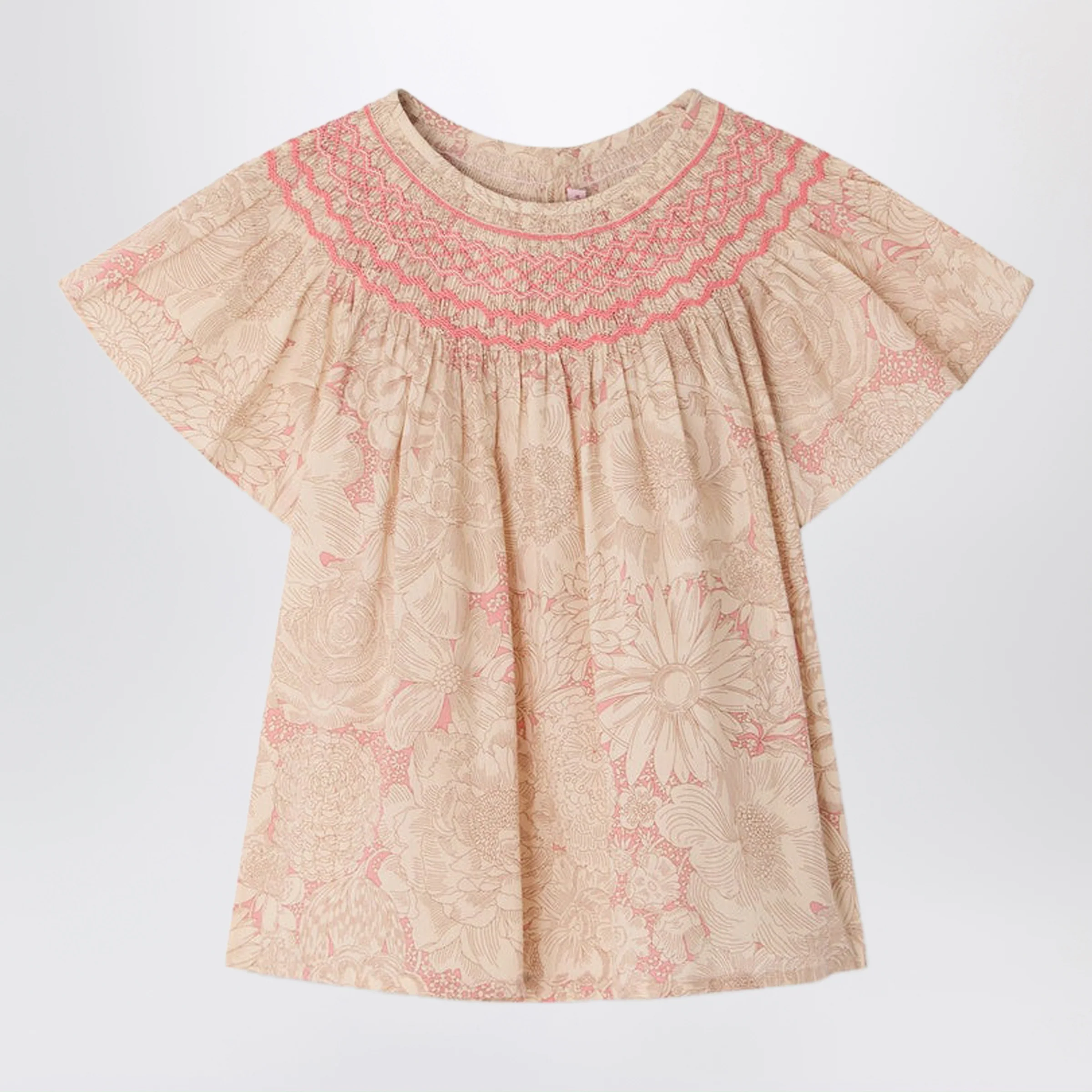 Bonpoint Adelice pink blouse in Liberty fabric