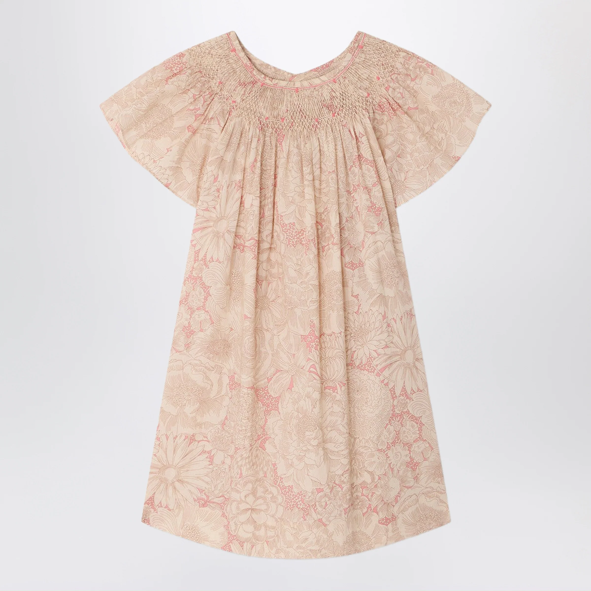 Bonpoint Arlene pink dress in Liberty fabric