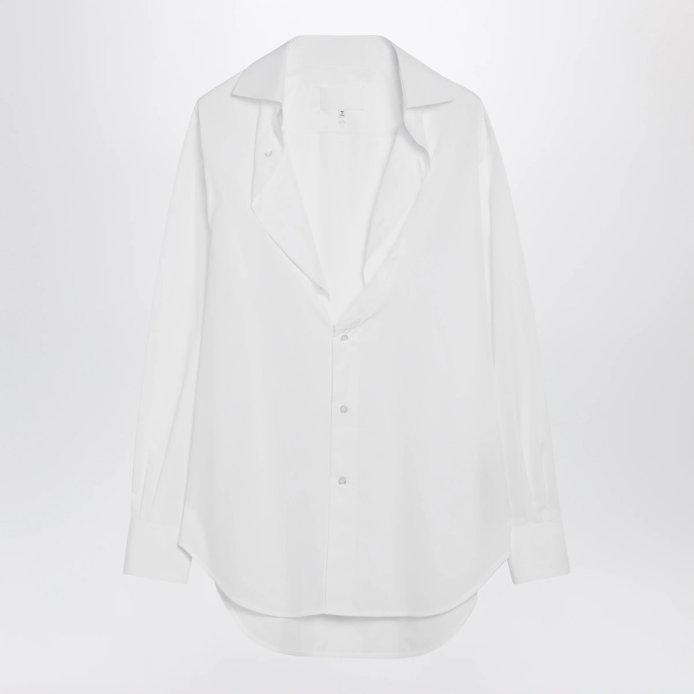 Maison Margiela White folded-collar shirt