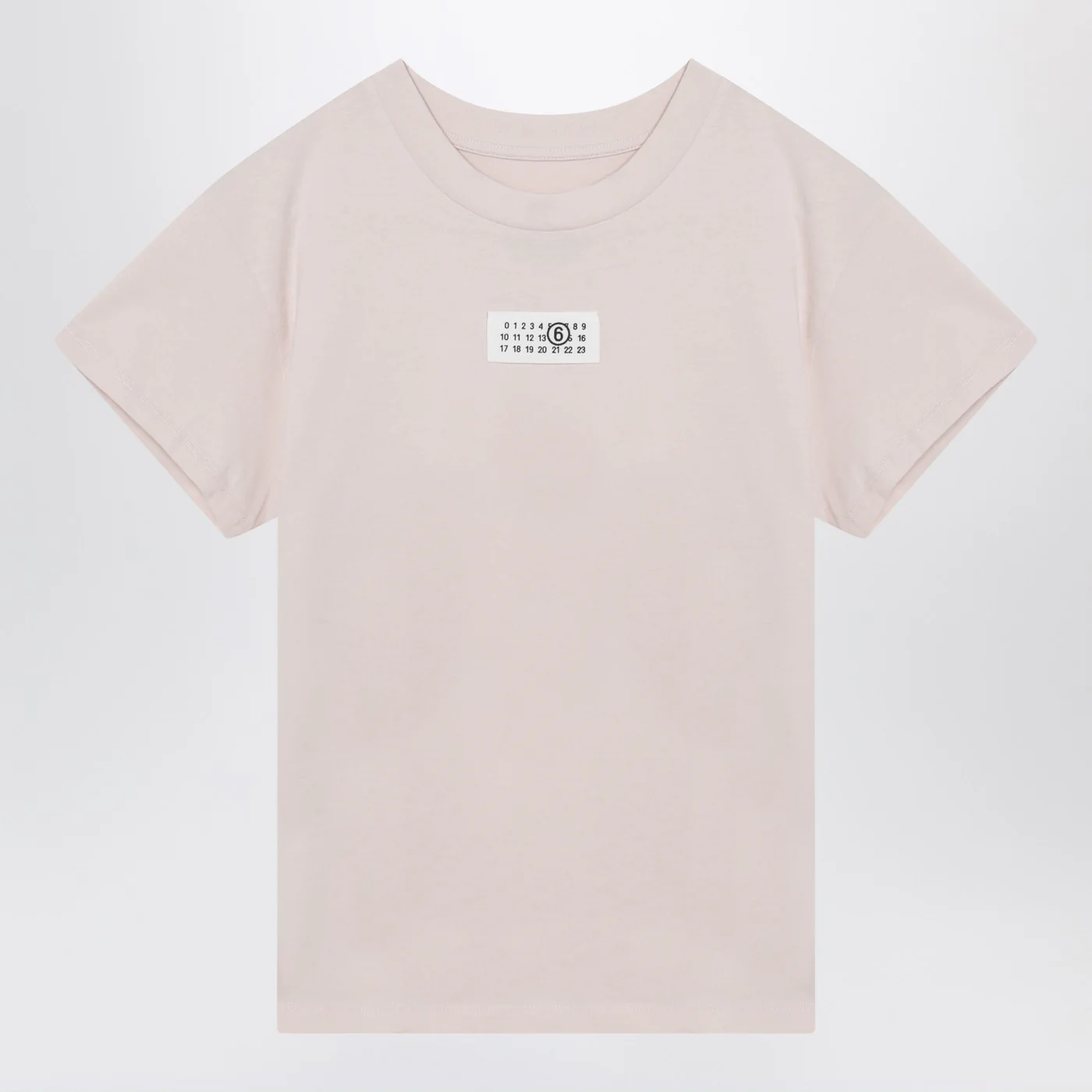 MM6 Maison Margiela Pink Numeric cotton T-shirt