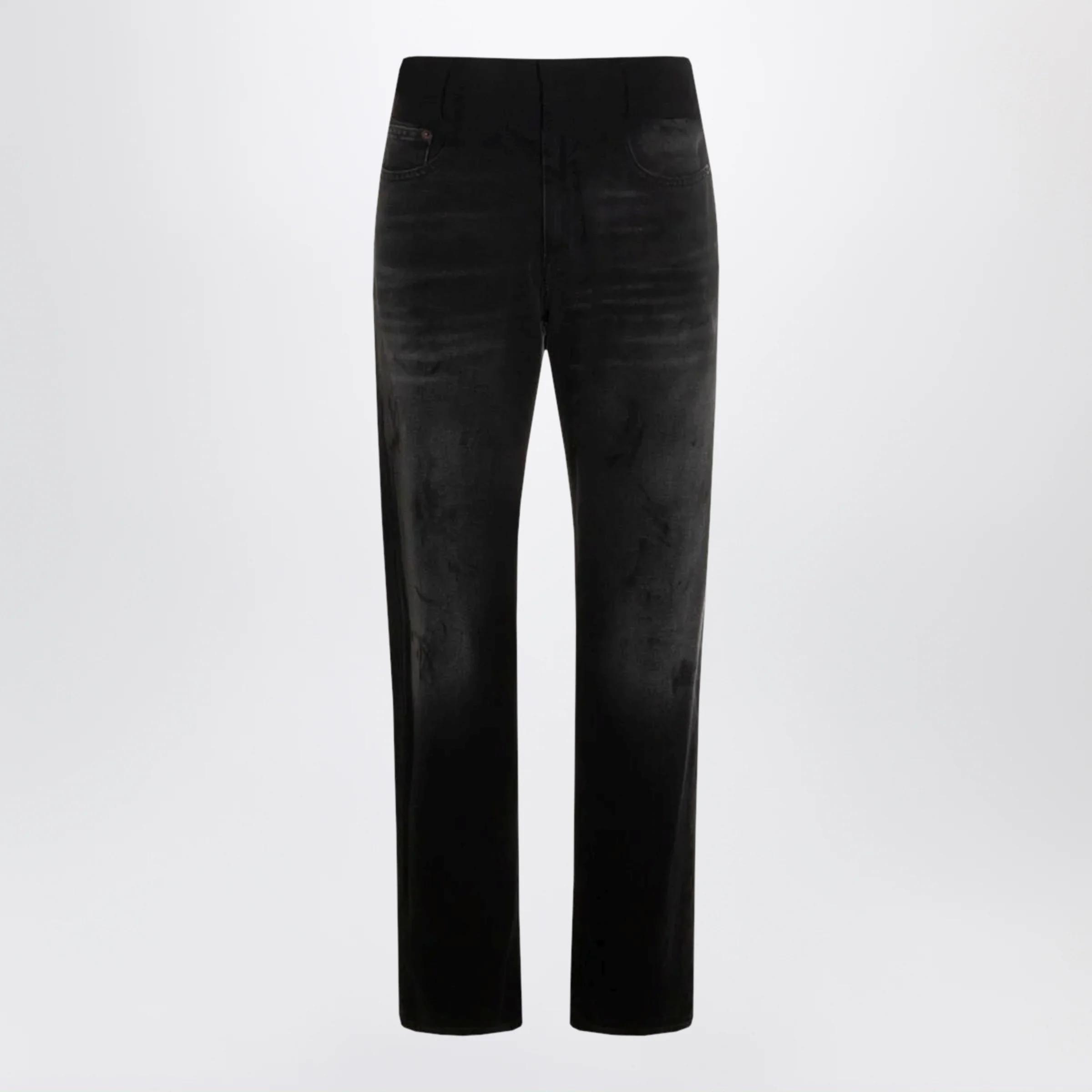 MM6 Maison Margiela Straight leg jeans black washed effect