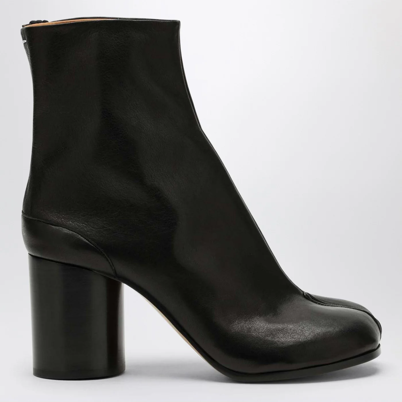 Maison Margiela Black leather Tabi ankle boots