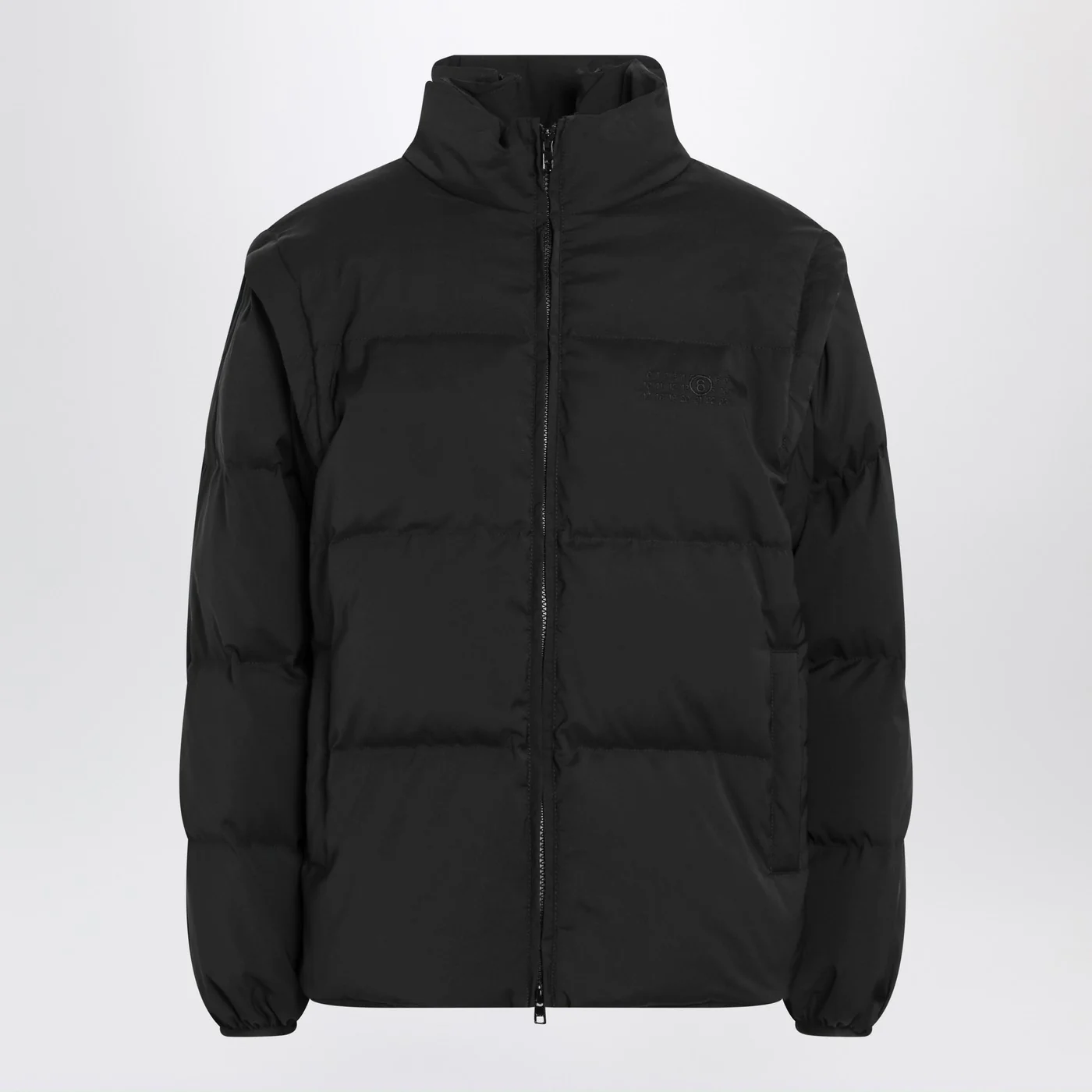 MM6 Maison Margiela Transformable padded black jacket