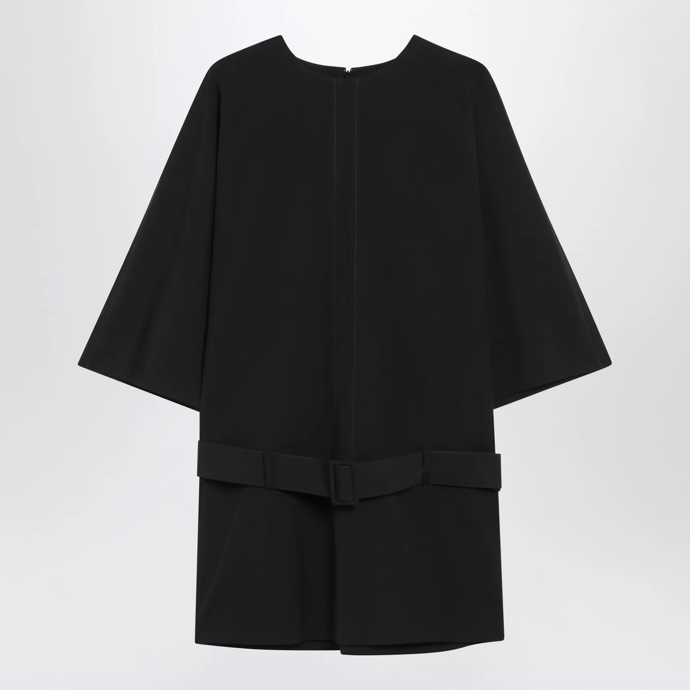 MM6 Maison Margiela Black wool-blend mini dress