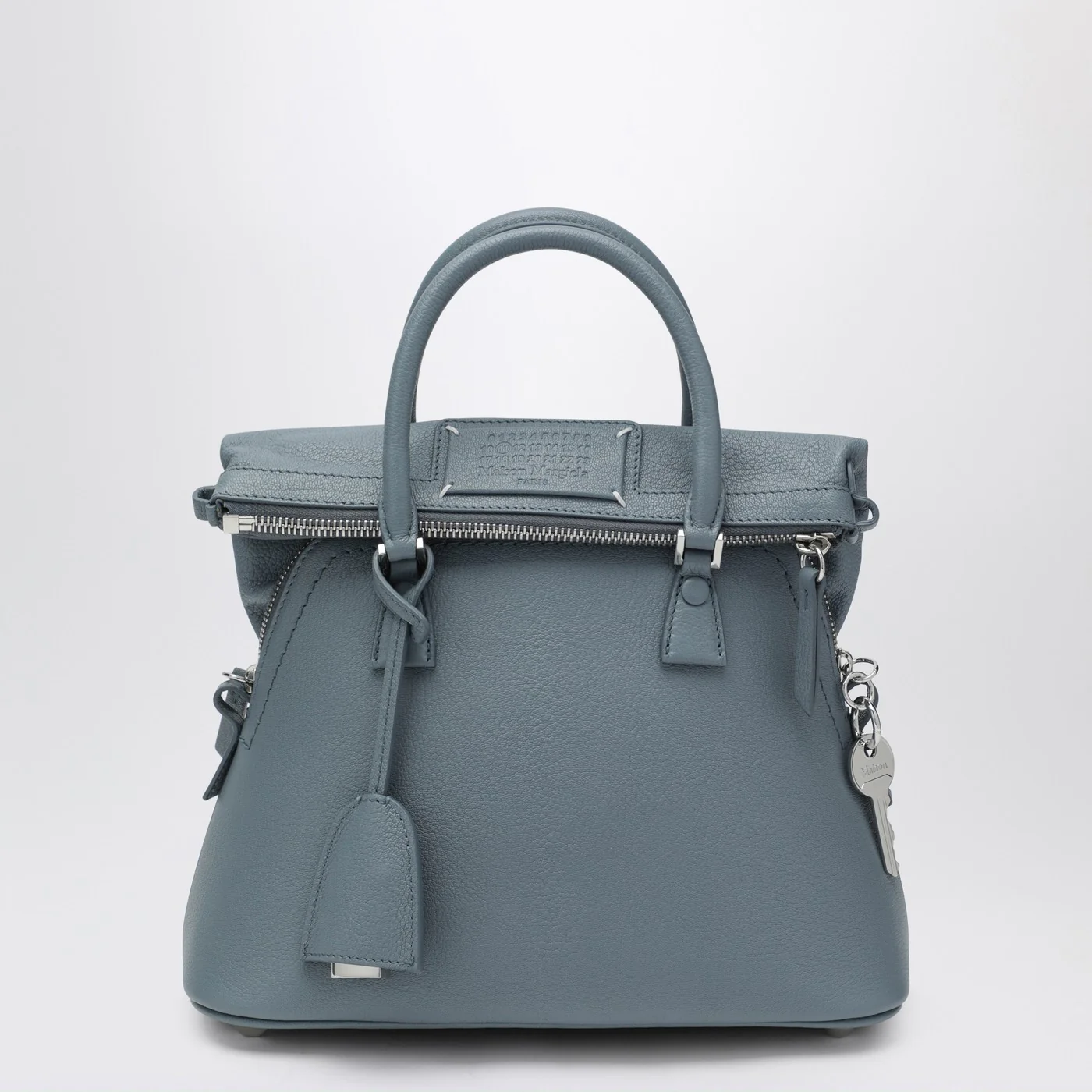 Maison Margiela 5AC classique mini bag in blue-grey