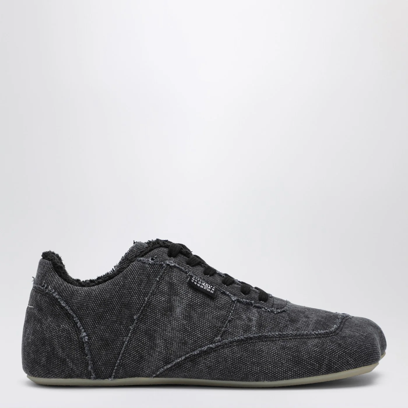MM6 Maison Margiela Anatomic Sneakers black canvas