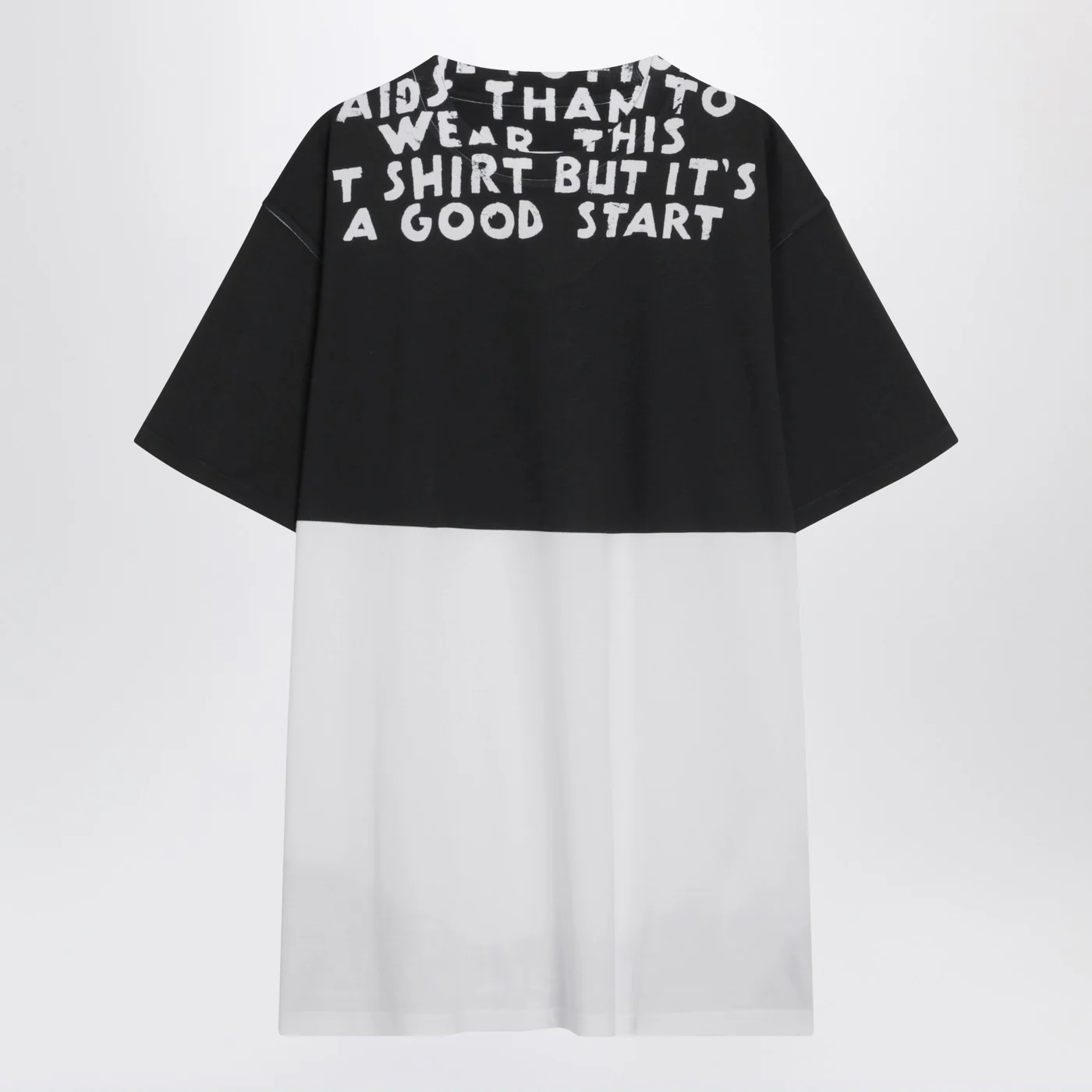 MM6 Maison Margiela White/black cotton AIDS T-shirt
