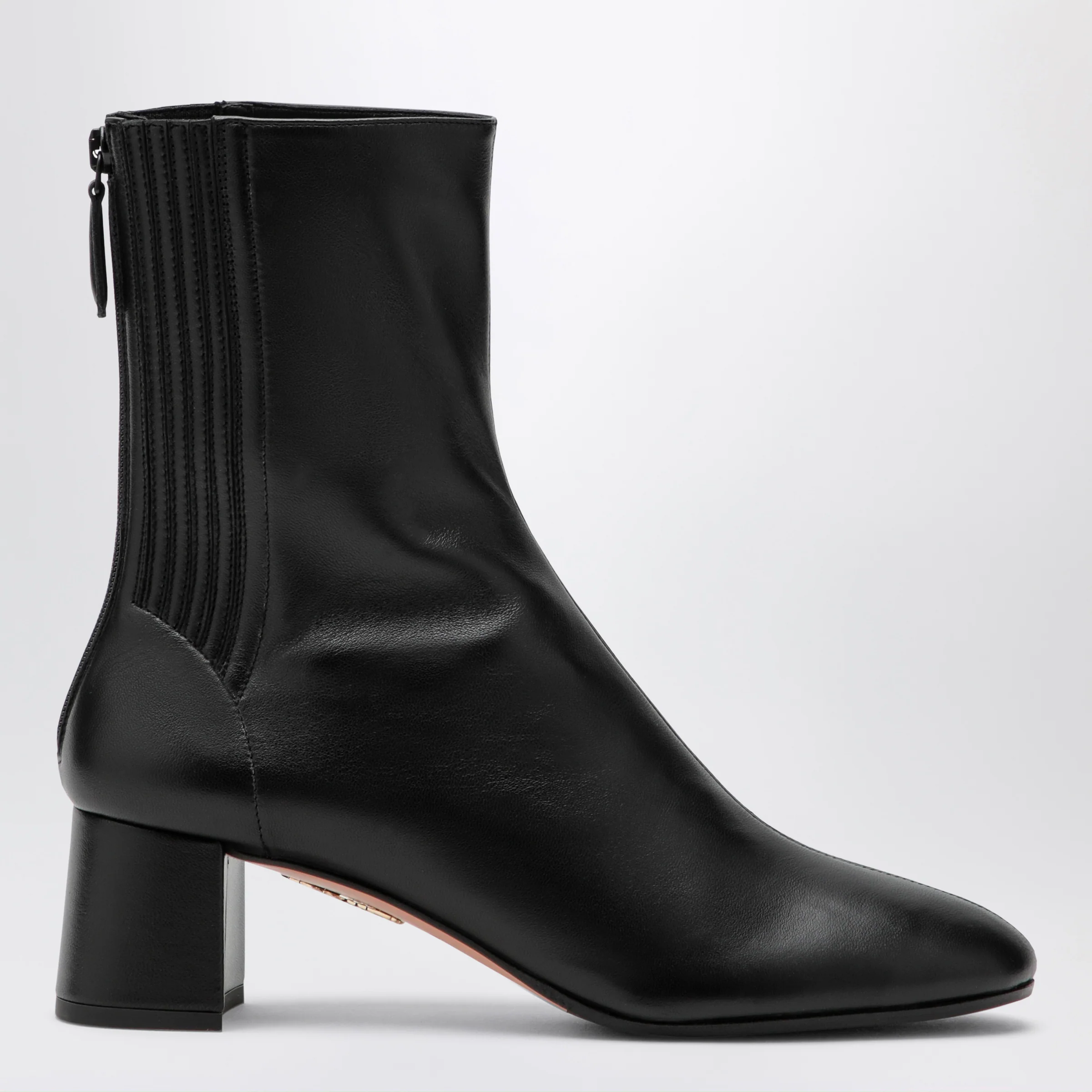 Aquazzura Saint Honoré Bootie black nappa ankle boots