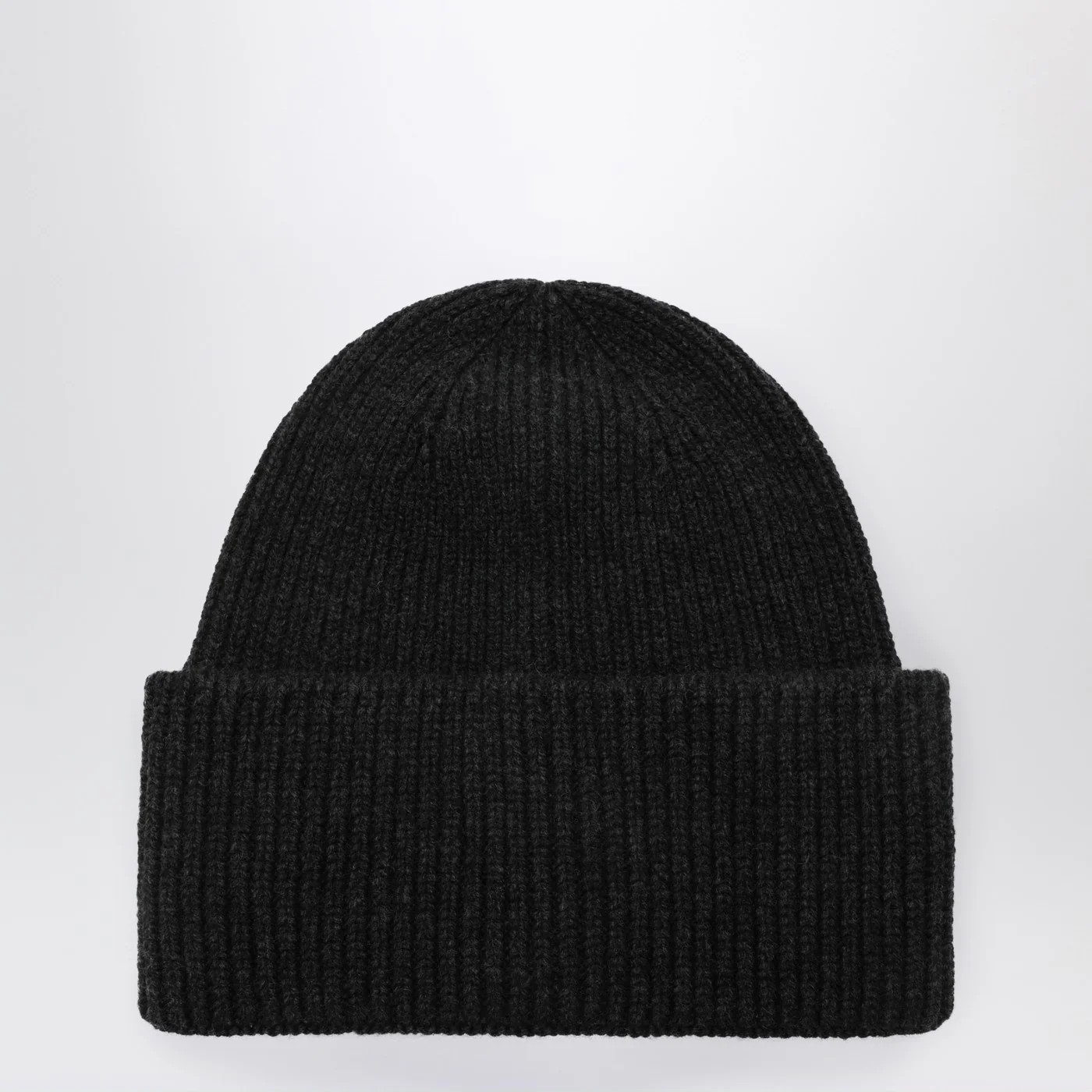 Destin Anthracite wool and cashmere beanie
