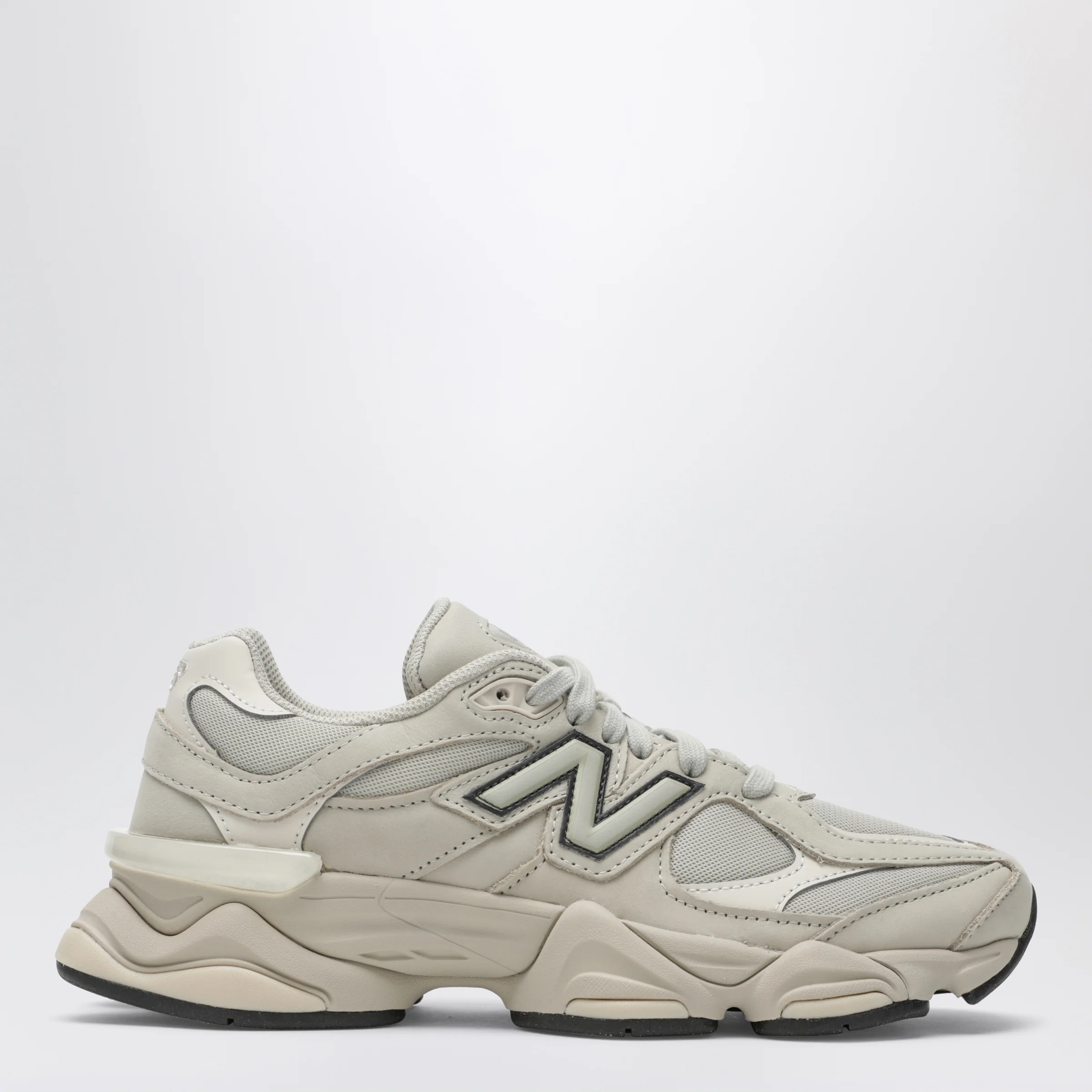 New Balance 9060 Shipyard/Linen sneakers in mesh and suede