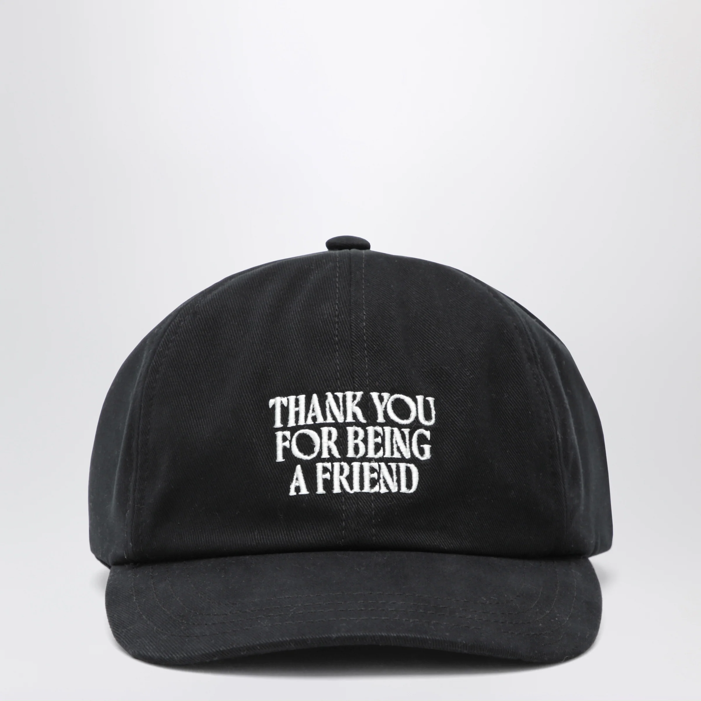 Ami Paris Black Thank You For Being A Friend baseball cap