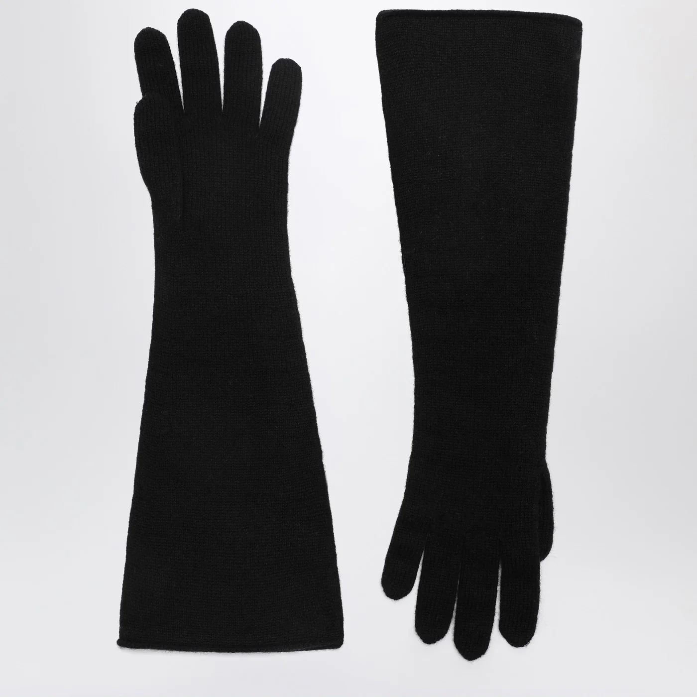 DARKPARK Black cashmere gloves