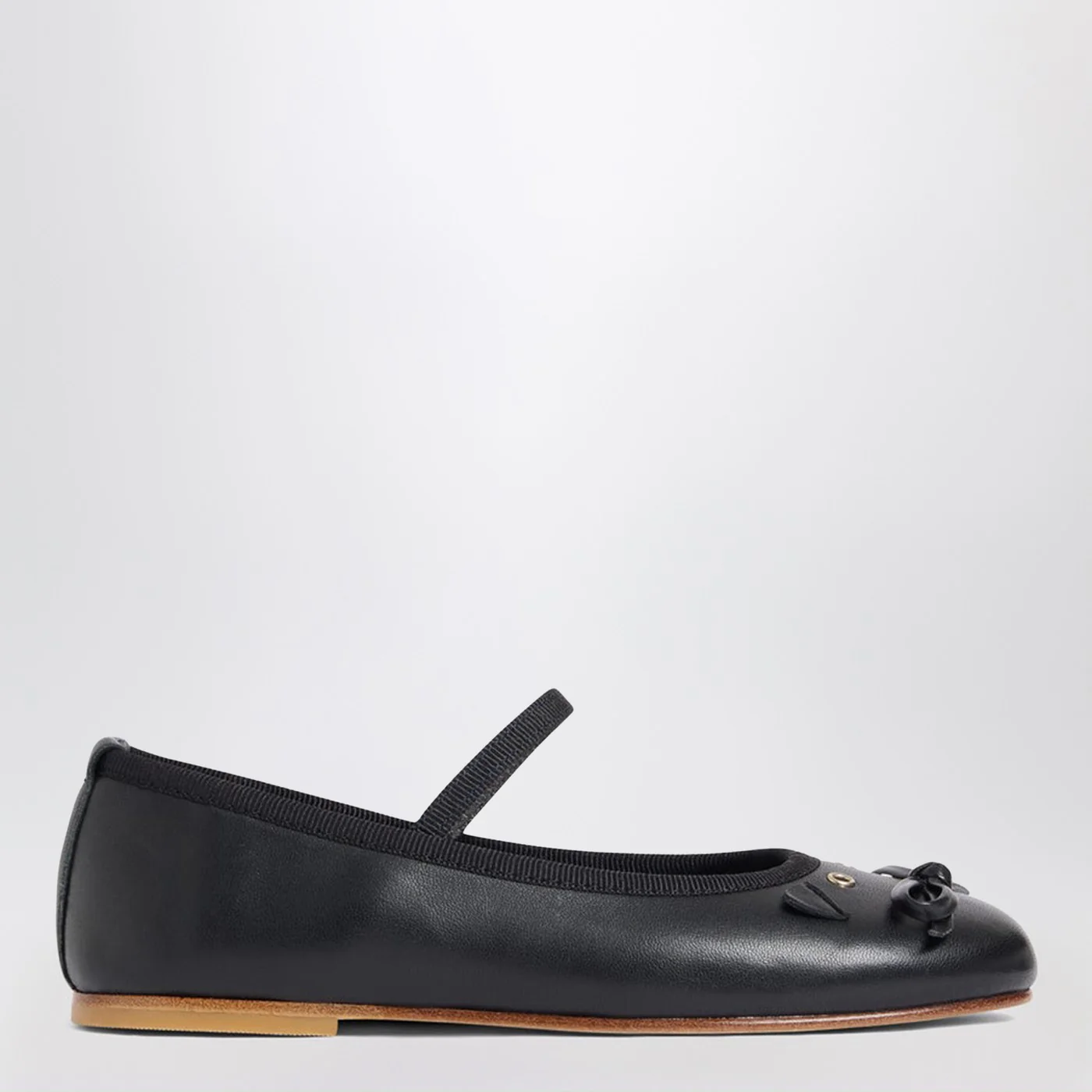 Bonpoint Joie black leather ballet flats