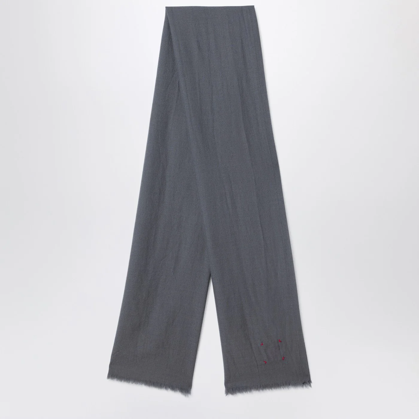 Destin Grey wool scarf